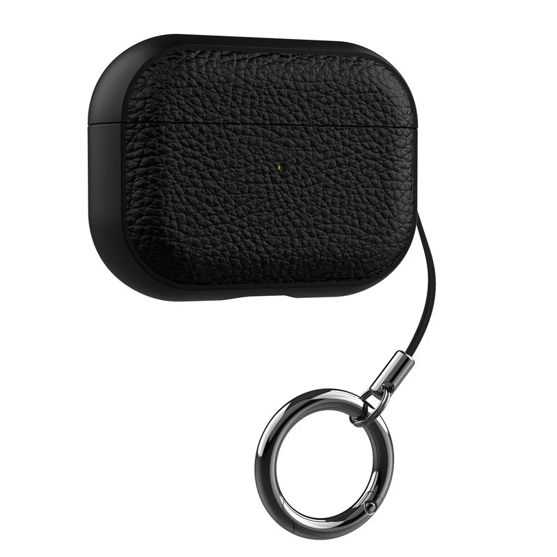 2025 Capa For AirPods Pro 3 Case Soft TPU Leather Design Protective Cover For AirPods 4 3 2 1 Pro 2 Pro2 Pro3 Cases With Lanyard