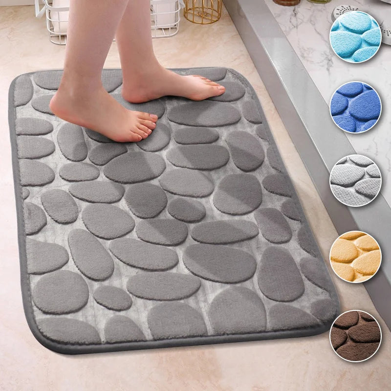 Luxury Memory Foam Bath Rug Set – Non-Slip, Washable Bathroom Floor Mats for Ultimate Comfort and Safety