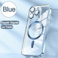 Magnetic Electroplate Bumper Cover for iPhone