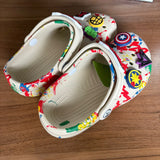 Marvel The Avengers Kids Sandals Black Eva Slippers For Boys Home Beach Summer Comfortable Anime Hole Design Children'S Shoes