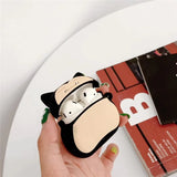 Snorlax Silicone Cases for Airpods 1 2 3 4 Pro 2 Wireless Earphone Protective Cover with Hook Anti-drop Headphone Accessories