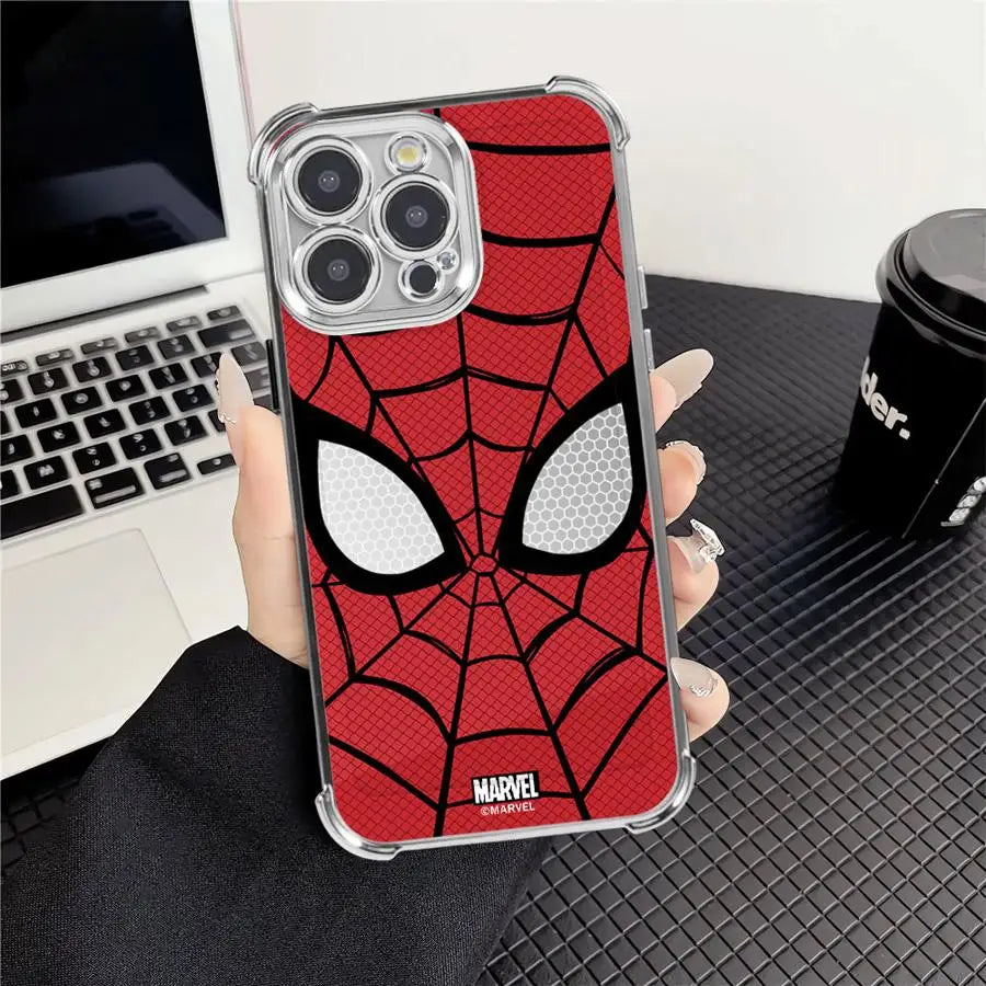 Case for Apple iPhone 17 Pro Max 12 Plus Air 11 15 14 16 Pro 13 16e Phone Cover Marvel Spiderman Logo