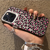 Fashion Aesthetic Leopard Print Phone Case for IPhone 17 16 15 14 13 12 11 Pro Max Plus 17 Air 16E X XR XS Max Shockproof Cover