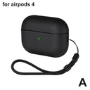TPU Case for Airpods 4 Earbuds Case Cover with Lanyard Shell Protector For Apple Airpods 4th Generation Accessory Light Display