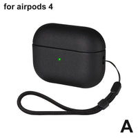 TPU Case for Airpods 4 Earbuds Case Cover with Lanyard Shell Protector For Apple Airpods 4th Generation Accessory Light Display