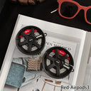 Creative 3D Car Tires Shape Case For AirPods 1 2 4 3 Airpod Pro 2 Bluetooth Earbuds Charging Box Protective Earphone Case Cover