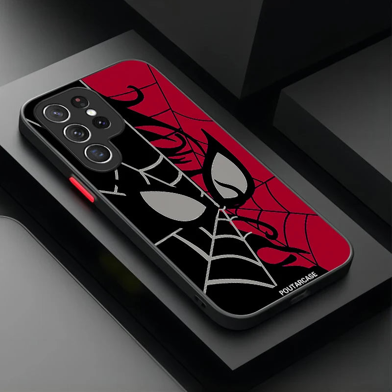 Spider Man Creative Phone Case For Samsung Galaxy S25 Ultra S24 S23 Plus S22 S21 FE A04S A56 A36 A26 A16 A06 A55 A35 A25 A15 5G