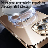 Magnetic Electroplate Bumper Cover for iPhone