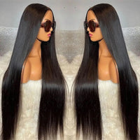 Straight Human Hair Wigs HD 13x4 13x6 Lace Frontal Wig Pre Plucked Brazilian Remy HD Lace Front Wig For Women 180 Density