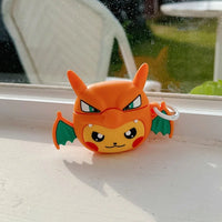 Cartoon Pikachu Cosplay Charizard Earphone Case for Airpods 4 1 2 3 Protective Shell for Airpods Pro 2 Bluetooth Headset Cover