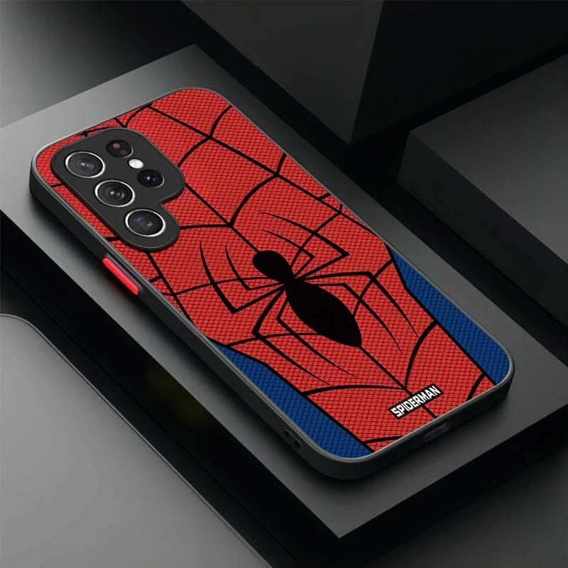 Spider Man Creative Phone Case For Samsung Galaxy S25 Ultra S24 S23 Plus S22 S21 FE A04S A56 A36 A26 A16 A06 A55 A35 A25 A15 5G