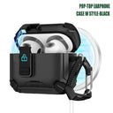 Magnetic Automatic Switch Earphone Case For Airpods Pro 2 Shockproof Wireless Charging Headphone Cover For Air Pod 4 3 2 1 Pro