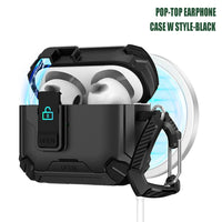 Magnetic Automatic Switch Earphone Case For Airpods Pro 2 Shockproof Wireless Charging Headphone Cover For Air Pod 4 3 2 1 Pro