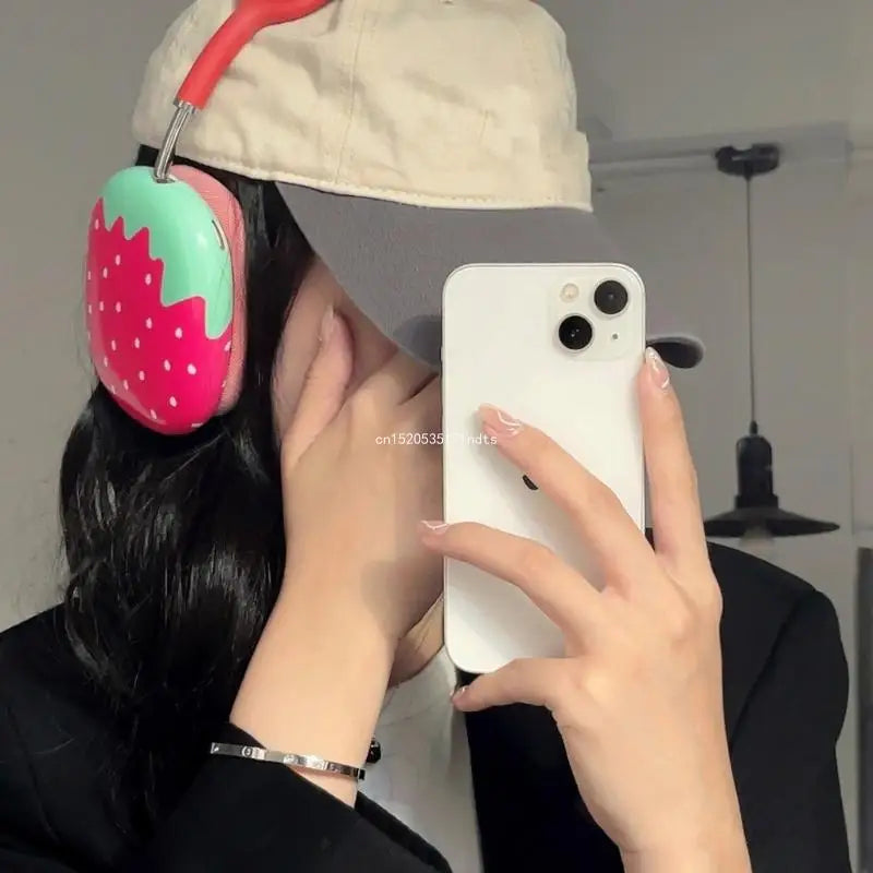 Protective Strawberry Cover for AirPods Case