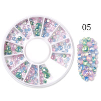 Mixed 3D Fruit Polymer Clay Nail Art Slices