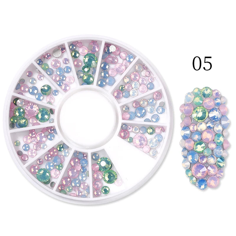 Mixed 3D Fruit Polymer Clay Nail Art Slices