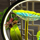 Flowing Water Fountain Decoration Wheel Zhaocai Indoor Creative Home Living Room Circulating Water Housewarming and Opening Gift