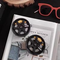 Creative 3D Car Tires Shape Case For AirPods 1 2 4 3 Airpod Pro 2 Bluetooth Earbuds Charging Box Protective Earphone Case Cover
