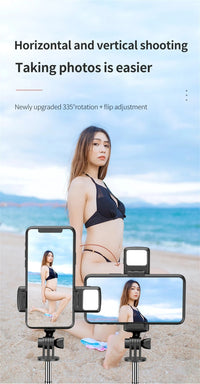 FANGTUOSI Selfie Stick Tripod Extendable Wireless Bluetooth Remote Portable Smartphone Tripod Stand Mount For iOS Android Phone