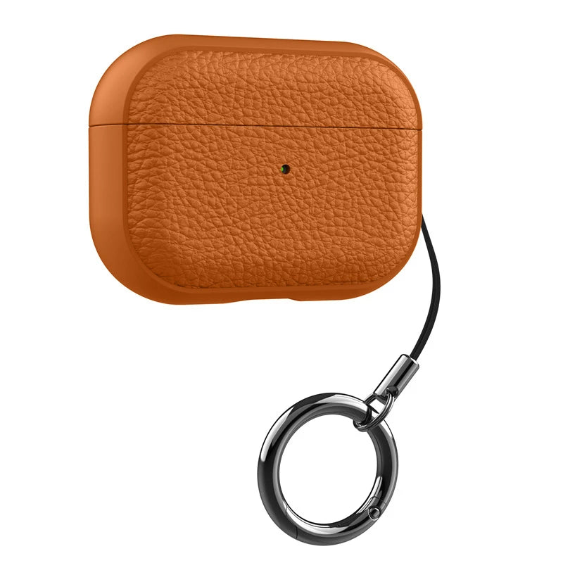 2025 Capa For AirPods Pro 3 Case Soft TPU Leather Design Protective Cover For AirPods 4 3 2 1 Pro 2 Pro2 Pro3 Cases With Lanyard