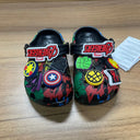 Marvel The Avengers Kids Sandals Black Eva Slippers For Boys Home Beach Summer Comfortable Anime Hole Design Children'S Shoes
