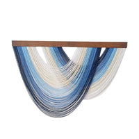 1pcs Wooden Arc-shaped Decorative Tapestries,  Home Living Room Wall Hangings, Hand-woven Decorative Tapestries