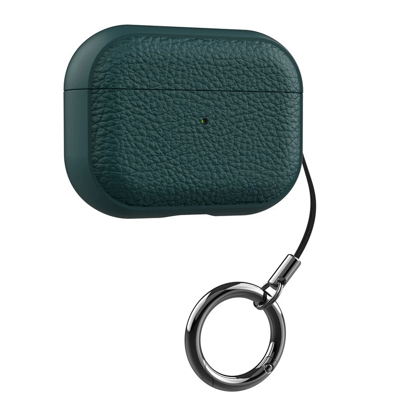 2025 Capa For AirPods Pro 3 Case Soft TPU Leather Design Protective Cover For AirPods 4 3 2 1 Pro 2 Pro2 Pro3 Cases With Lanyard