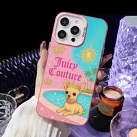 juicys coutures leopard Phone Case For iPhone 17 16e 16 15 14 13 12 11 mini Pro Max XR XSMAX Air Plus Anti Fall Matte Back Cover
