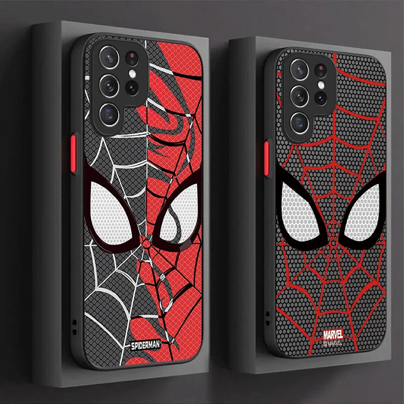 Spider Man Creative Phone Case For Samsung Galaxy S25 Ultra S24 S23 Plus S22 S21 FE A04S A56 A36 A26 A16 A06 A55 A35 A25 A15 5G