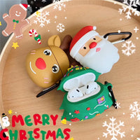 3D Christmas Cartoon AirPods Case for AirPods 1 & 2