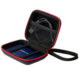 Portable Storage Case for Headphones & Earphone Cable Organizer Bag
