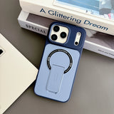 Skin-Feel Magnetic Phone Case for Apple IPhone 17 16 15 14 13 Pro Max with Kickstand Wireless Charging Protective Cover