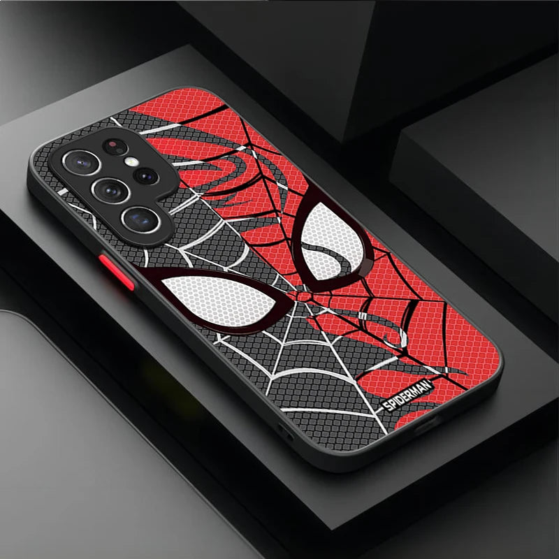 Spider Man Creative Phone Case For Samsung Galaxy S25 Ultra S24 S23 Plus S22 S21 FE A04S A56 A36 A26 A16 A06 A55 A35 A25 A15 5G