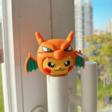 Cartoon Pikachu Cosplay Charizard Earphone Case for Airpods 4 1 2 3 Protective Shell for Airpods Pro 2 Bluetooth Headset Cover