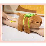 Pikachu Snap Bracelets Clap Soft Stuffed Doll Toys Anime Kawaii Boys Girls Wristband Creative Rotating Tail Clap Circle Kids Toy