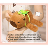 Pikachu Snap Bracelets Clap Soft Stuffed Doll Toys Anime Kawaii Boys Girls Wristband Creative Rotating Tail Clap Circle Kids Toy