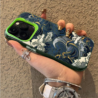 Ukiyo-e Ocean Waves Creative Case for IPhone 17 16 15 14 13 12 11 Pro Max Plus 17 Air 16E X XR XS Max Shockproof Bumper Cover