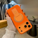 New Magnetic Stand Phone Case For iPhone 17 Air 13 11 12 14 15 16 Pro Max Plus Magsafe Official Wireless Charge Protector Cover