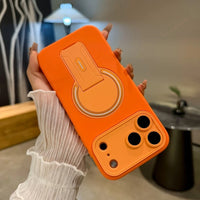 New Magnetic Stand Phone Case For iPhone 17 Air 13 11 12 14 15 16 Pro Max Plus Magsafe Official Wireless Charge Protector Cover