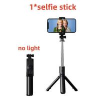 FANGTUOSI Selfie Stick Tripod Extendable Wireless Bluetooth Remote Portable Smartphone Tripod Stand Mount For iOS Android Phone