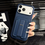 Luxury YC1 Credit Card Slots with Rotating Holder Phone Case for iPhone 17 Air 16 15 14 Plus 13 Pro Max Shockproof Bumper Cover