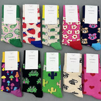 Cute Women's Mid-Tube Cotton Socks