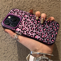 Fashion Aesthetic Leopard Print Phone Case for IPhone 17 16 15 14 13 12 11 Pro Max Plus 17 Air 16E X XR XS Max Shockproof Cover