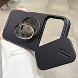 Rotating Flip Full Lens Protection Magnetic Stand Phone Case For iPhone 17 Pro Max 17Pro Air Dual Layer Protection Armor Cover