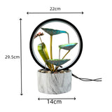 Flowing Water Fountain Decoration Wheel Zhaocai Indoor Creative Home Living Room Circulating Water Housewarming and Opening Gift