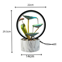 Flowing Water Fountain Decoration Wheel Zhaocai Indoor Creative Home Living Room Circulating Water Housewarming and Opening Gift