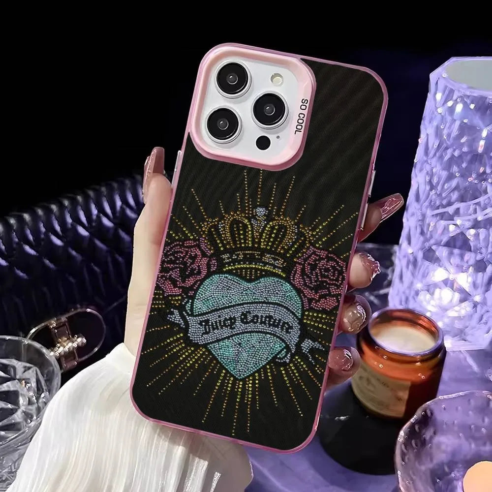 juicys coutures leopard Phone Case For iPhone 17 16e 16 15 14 13 12 11 mini Pro Max XR XSMAX Air Plus Anti Fall Matte Back Cover