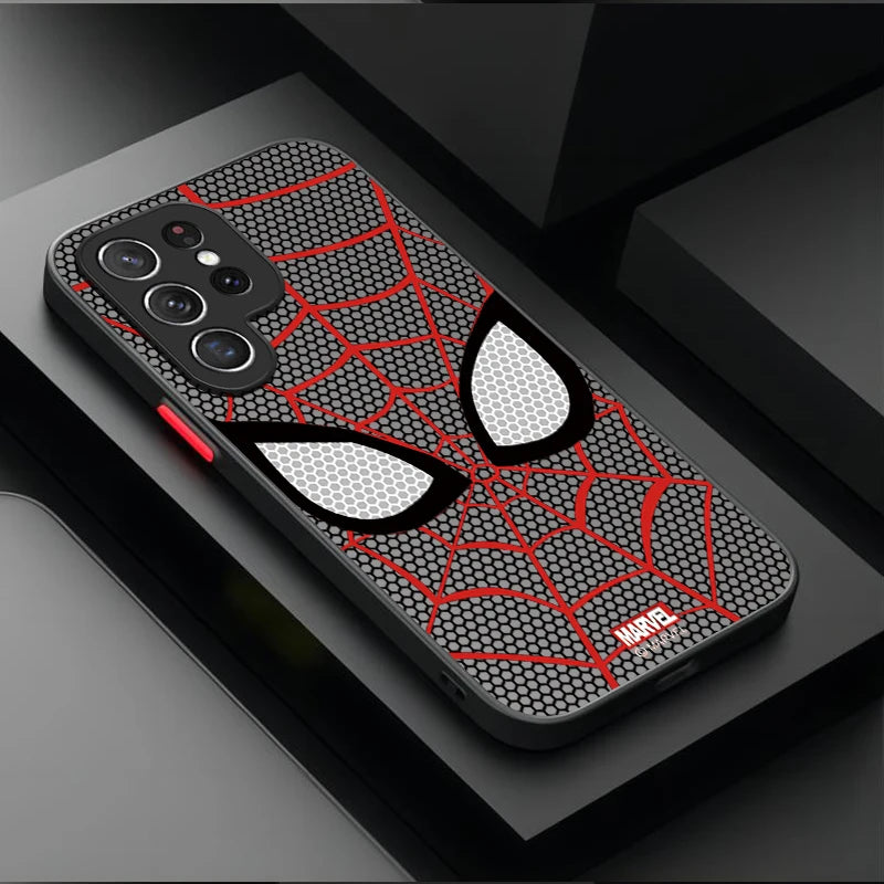 Spider Man Creative Phone Case For Samsung Galaxy S25 Ultra S24 S23 Plus S22 S21 FE A04S A56 A36 A26 A16 A06 A55 A35 A25 A15 5G