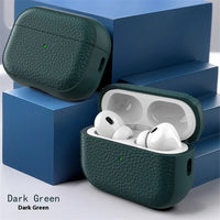 2025 Capa For AirPods Pro 3 Case Soft TPU Leather Design Protective Cover For AirPods 4 3 2 1 Pro 2 Pro2 Pro3 Cases With Lanyard