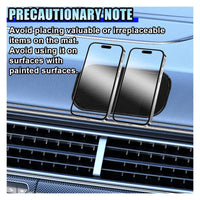 3PCS Car Dashboard Non-Slip Mats, Removable Sticky Silicone Gel Pad, Multi-Functional Auto Magic Gel Holder Stick to Cell Phone